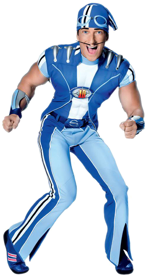 2 - Lazy Town Main Character (801x970), Png Download