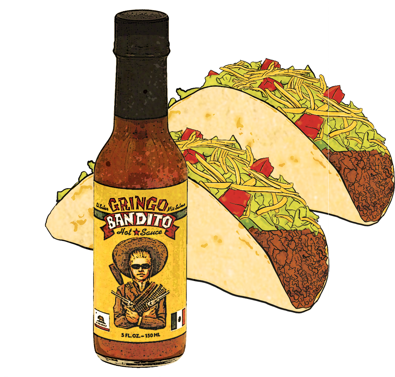 Tacos - Alcohol (1452x2110), Png Download