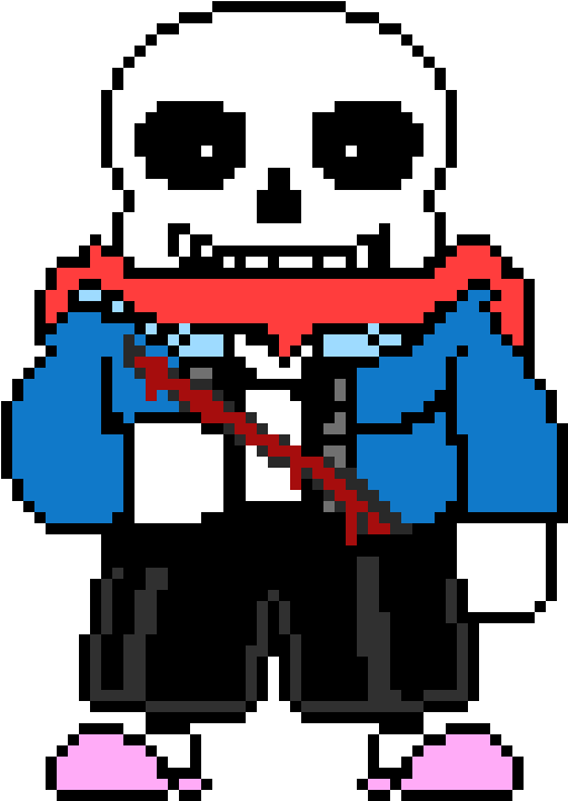 Non-lazy Sans - Sans Undertale (570x770), Png Download