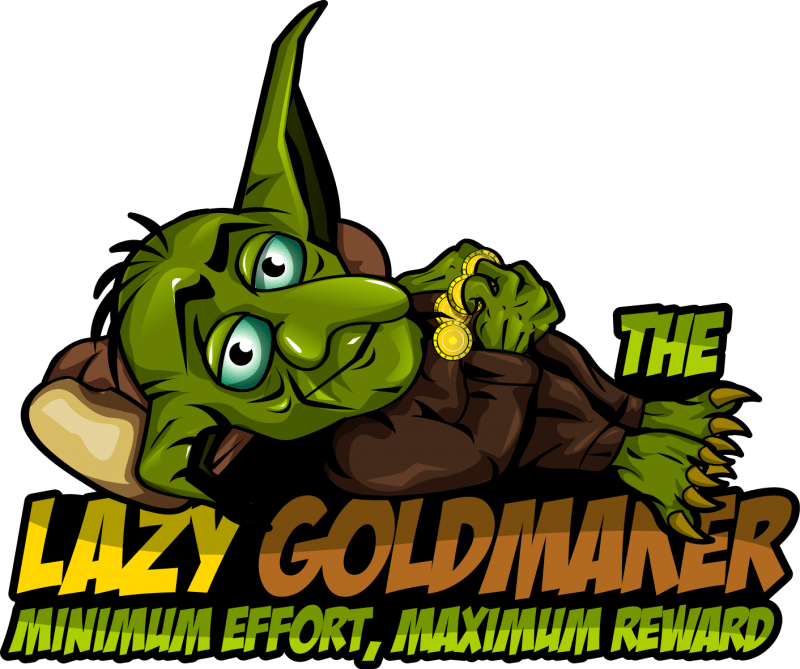 The Lazy Goldmaker - Cartoon (800x669), Png Download