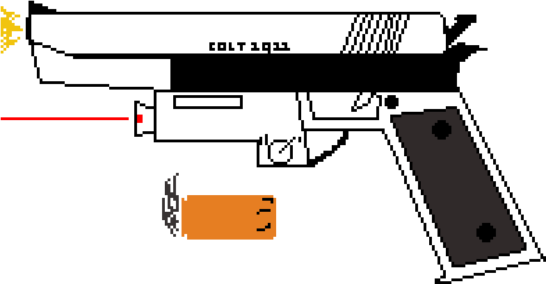 Colt - Ranged Weapon (1024x576), Png Download