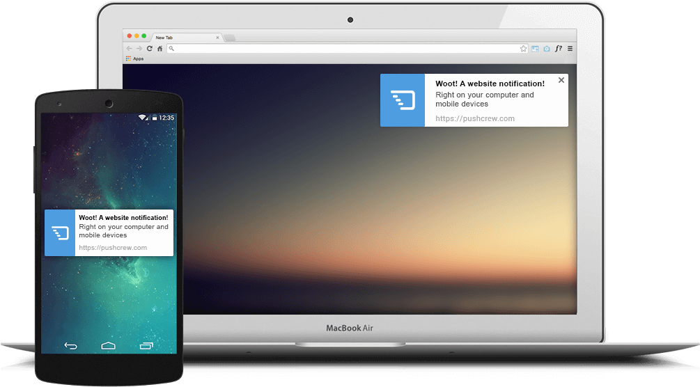 The Future Of List Building - Push Notification Website (1017x569), Png Download
