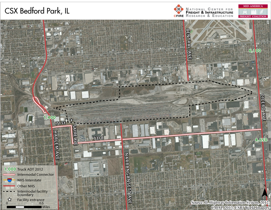Intermodal Connectors - Illinois Terminal Railroad Decatur (900x698), Png Download