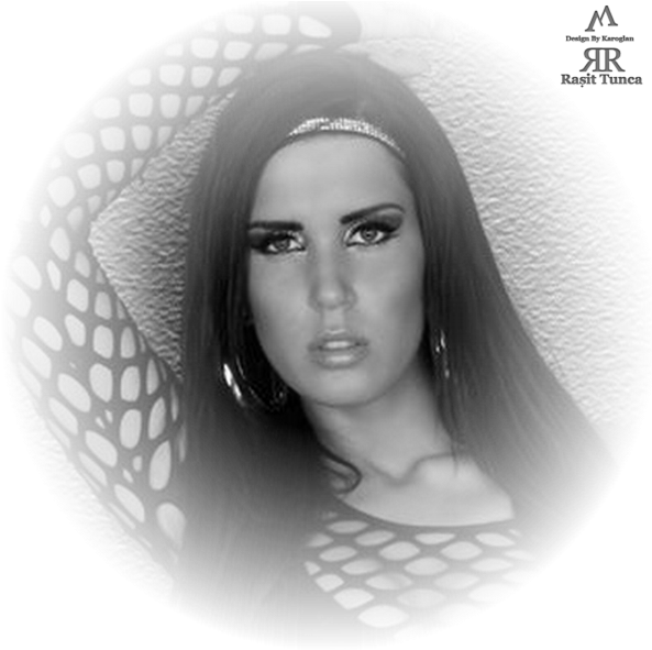 Png Siyah Beyaz Bayan Png Resimler - Monochrome (600x600), Png Download