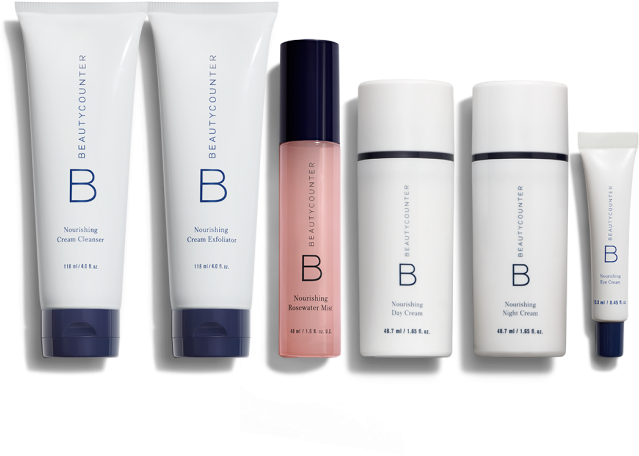 Nourishing Face Collection - Beautycounter Skin Care Lines (645x629), Png Download
