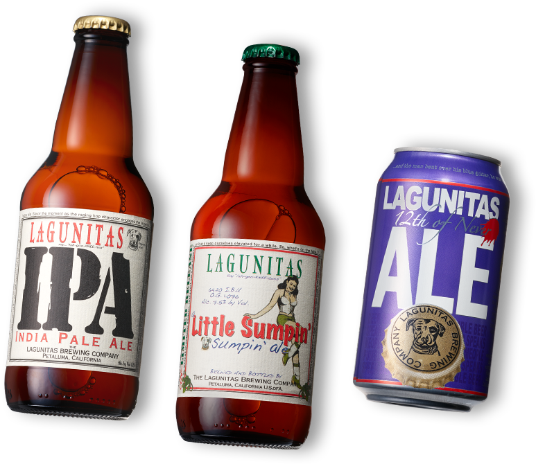Fine Ales - Lagunitas Ipa (887x811), Png Download