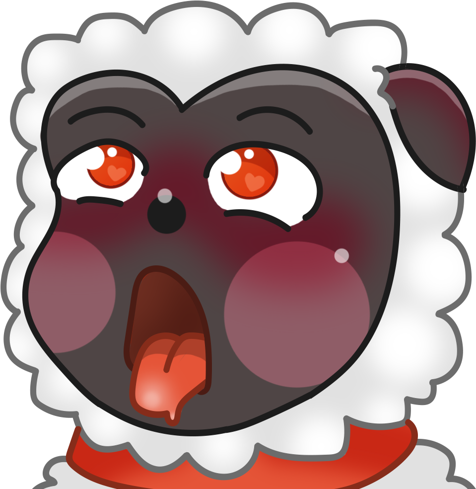 Highres Sheeplewd - Cartoon (1000x1000), Png Download