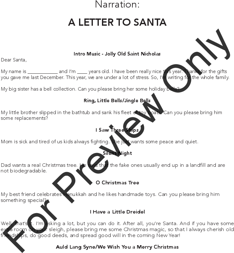 A Letter To Santa Thumbnail - Document (864x1152), Png Download