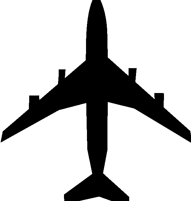 Parent Directory - Boeing 747 Silhouette (615x646), Png Download