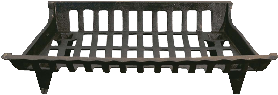 Wood Stove Cast Iron Grates - Fireplace (570x708), Png Download