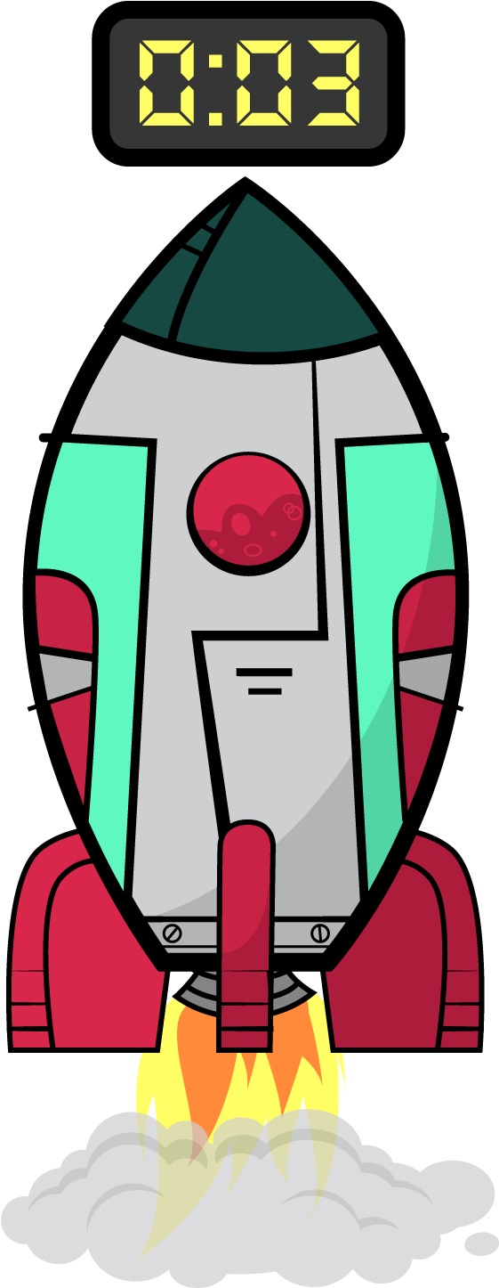 Launch - Cartoon (831x1470), Png Download