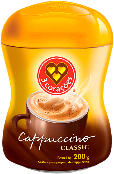 Sache Cappuccino Tres Corações (600x600), Png Download