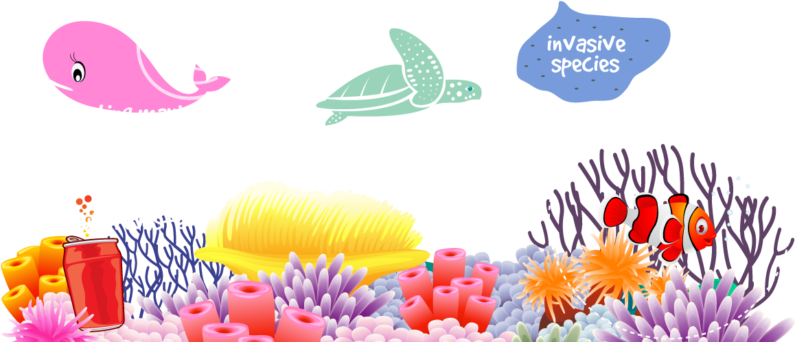 Noise Pollution Underwater Can Affect Marine Animals - Png Under The Sea Clipart (1170x500), Png Download