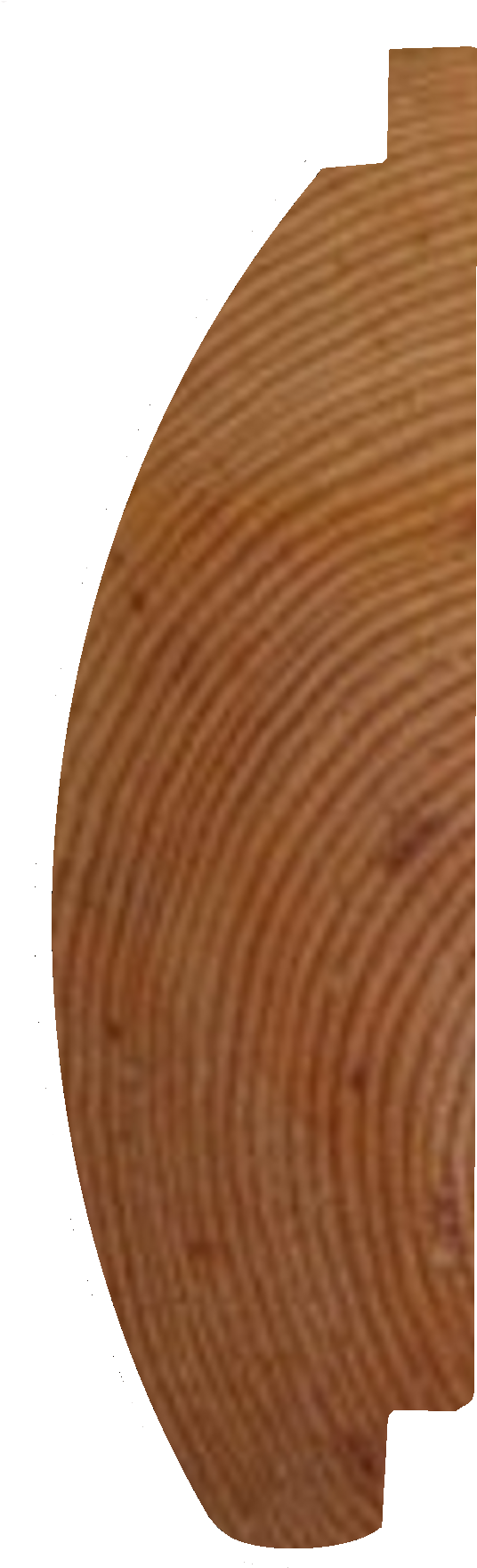 Channel Rustic - Log Siding 1 1 2 (580x1776), Png Download