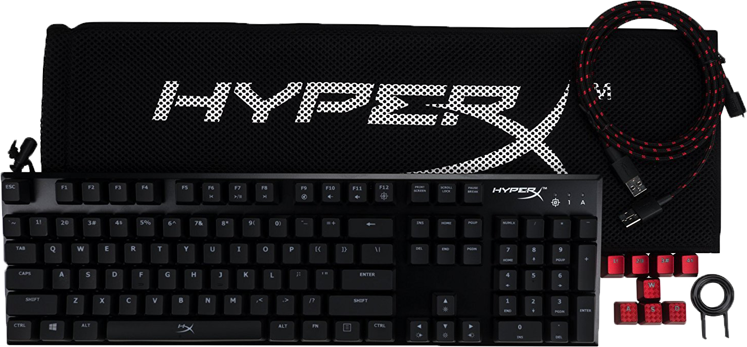 Kingston Hyperx Alloy Fps, Gaming Keyboard - Hyperx Alloy Fps Mechanical Keyboard (1462x680), Png Download