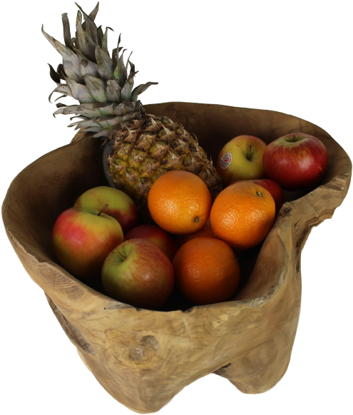 Fruit Bowl Op Legs - Pineapple (600x671), Png Download