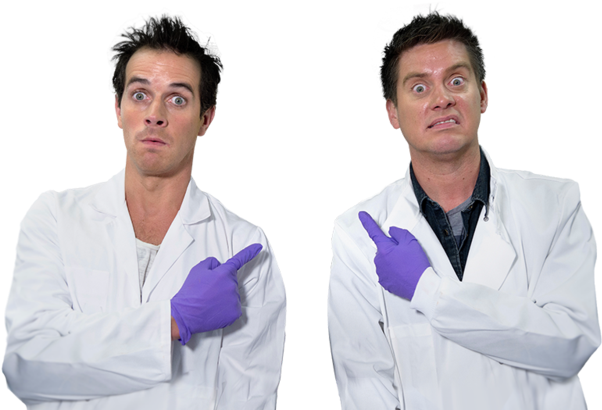 Absolute Genius With Dick & Dom - Dick And Dom Cbbc (800x450), Png Download