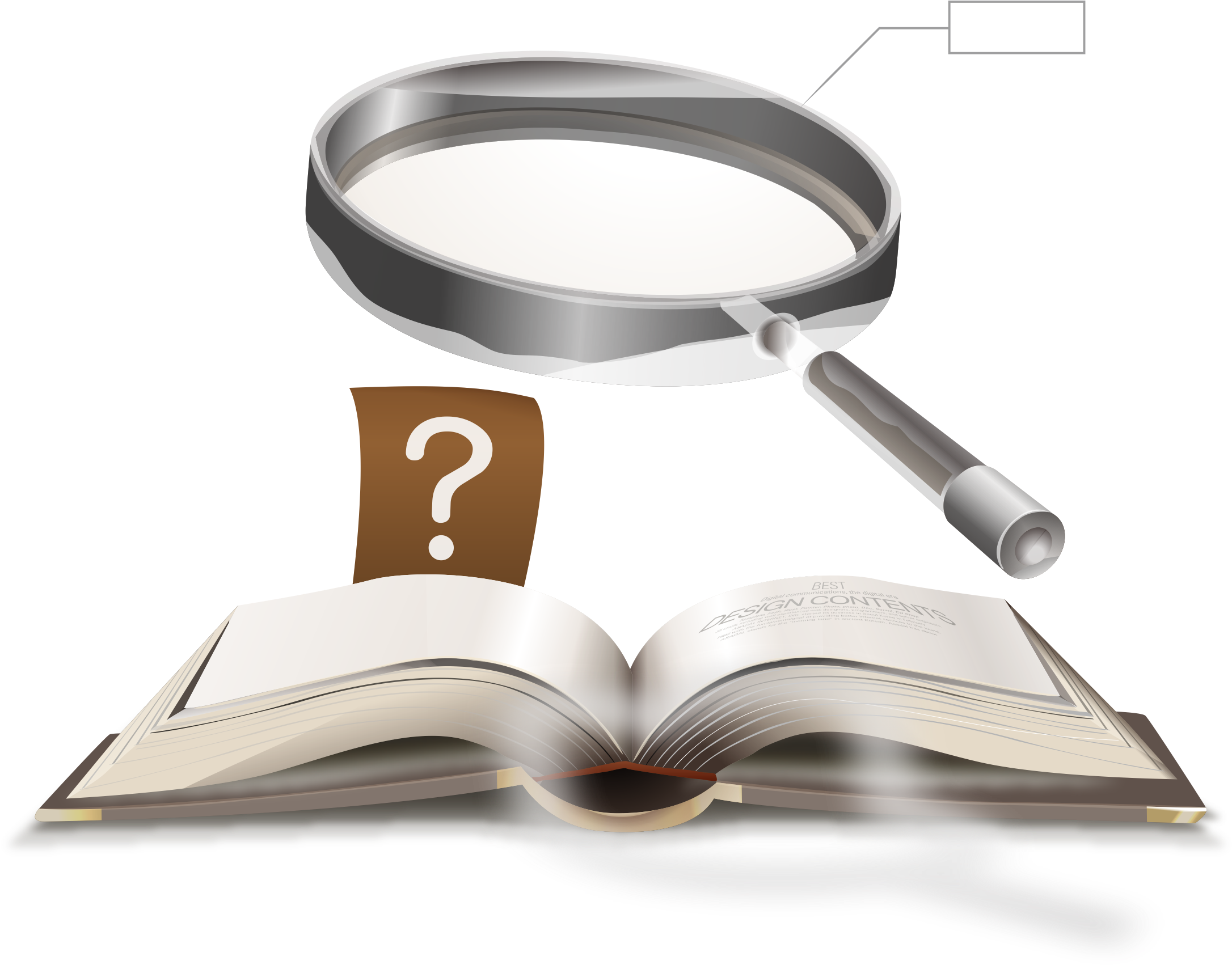 Magnifying Glass Material (2450x1770), Png Download