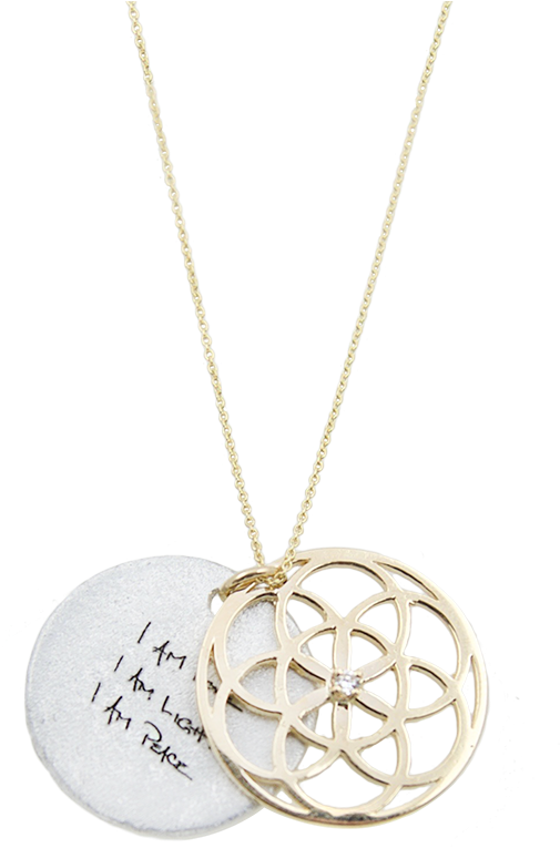 Load Image Into Gallery Viewer, Seed Of Life Necklace - Locket (1008x1008), Png Download