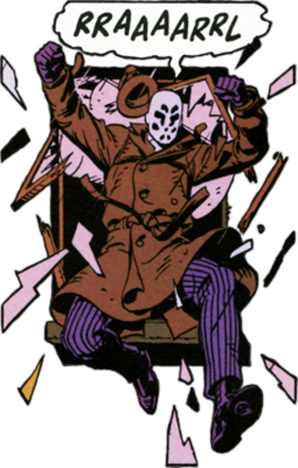 The Best Panel In The Entirety Of Alan Moore's Masterpiece - Rorschach Rraaaarrl (600x941), Png Download