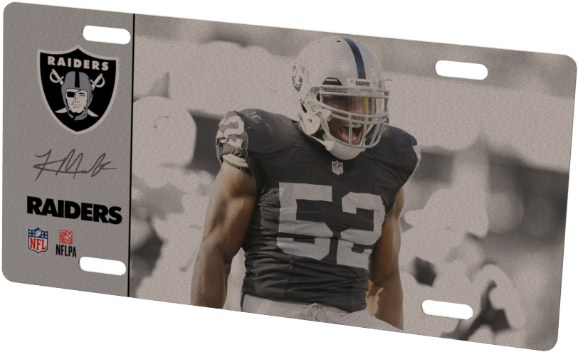 Khalil Mack Png - Oakland Raiders (1024x768), Png Download