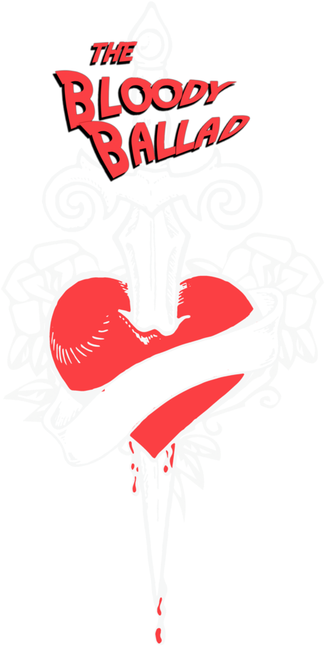 Bloody Ballad Black T-shirt> - Illustration (707x1000), Png Download