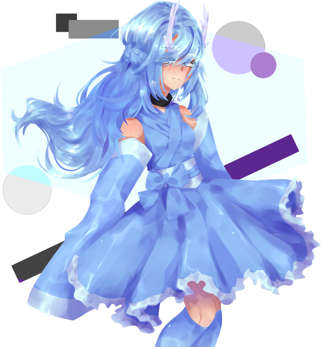 Hehe Again With No Lineart - Girl (1152x1280), Png Download