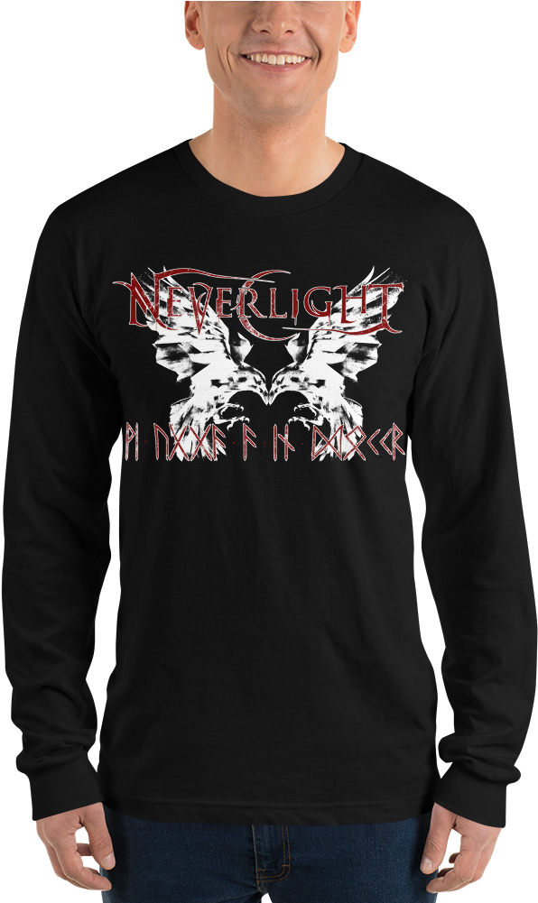 Rorschach Ravens Long-sleeved Shirt - T-shirt (1000x1000), Png Download