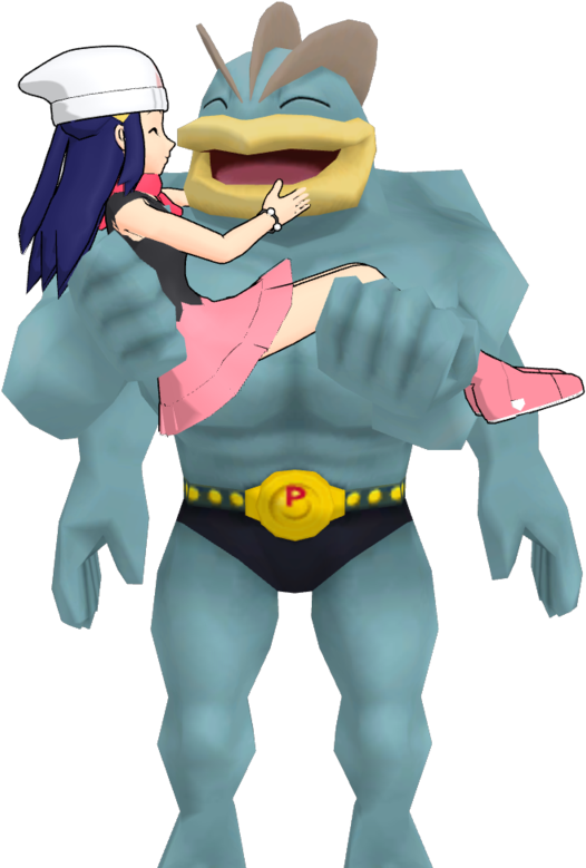 What I Hate About Pokeride - Machamp Mmd (1024x819), Png Download