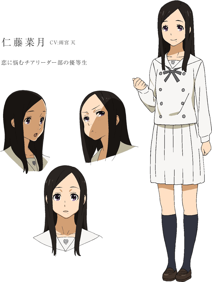 Natsuki Nitou 12 Hits - Kokoro Ga Sakebitagatterunda Characters (980x954), Png Download