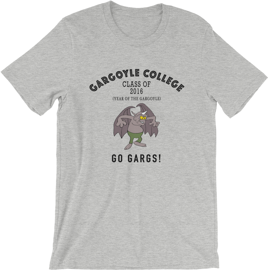 Gargoyle College T-shirt - T-shirt (1000x1000), Png Download