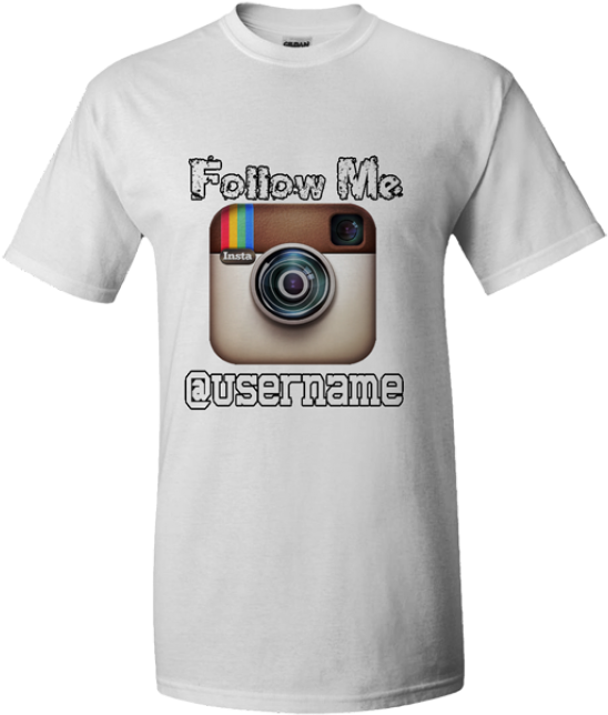 Follow Me T Shirt (750x750), Png Download