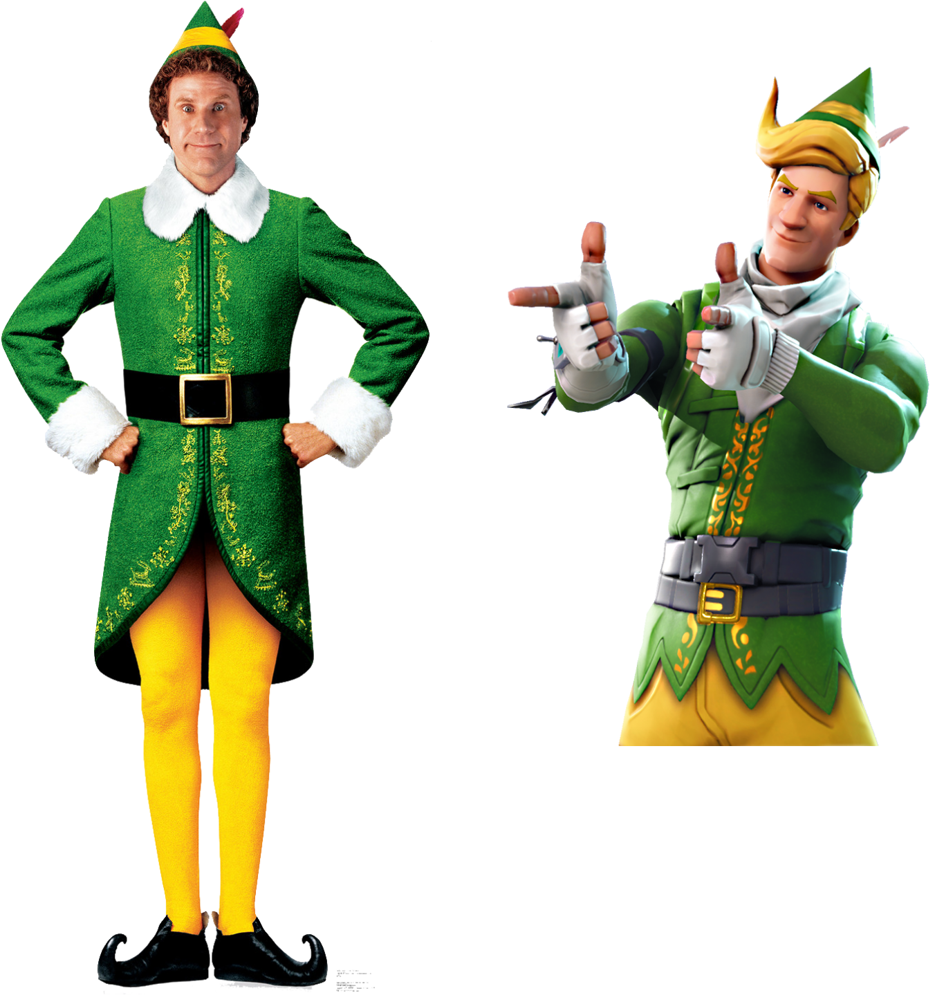 Fortnitebr - Elf Poster Will Ferrell (1500x1500), Png Download