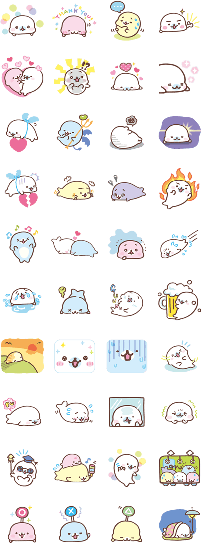 Mamegoma Sticker (420x1121), Png Download