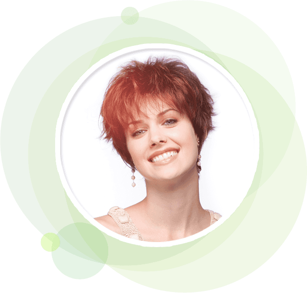 Wigs And Toupees In Worthing - Circle (607x581), Png Download