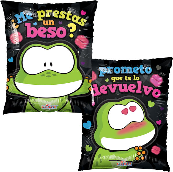 Globo ¿me Prestas Un Beso Prometo Que Te Lo Devuelvo - Globo Wibbit (600x600), Png Download