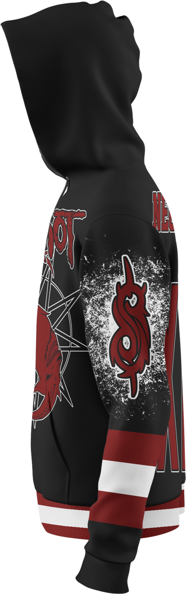 Slipknot Sh135 Zip Hoodie - Octopus (1318x2048), Png Download