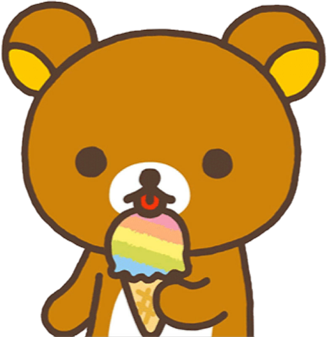 Clipart Card From User - Sticker Rilakkuma (646x665), Png Download
