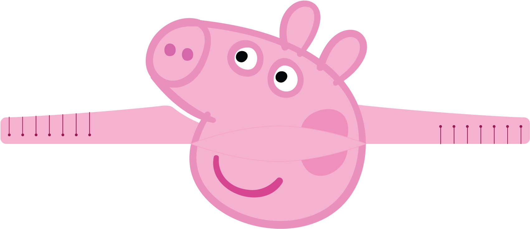 Peppa - Kapelusz - Peppa Pig Characters (1754x1240), Png Download