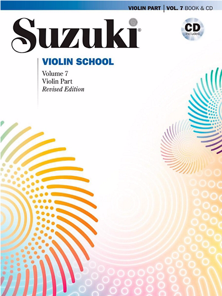 Suzuki Suzuki Violin School Book & Cd Volume 7 The - Suzuki Violon Volume 2 (548x576), Png Download