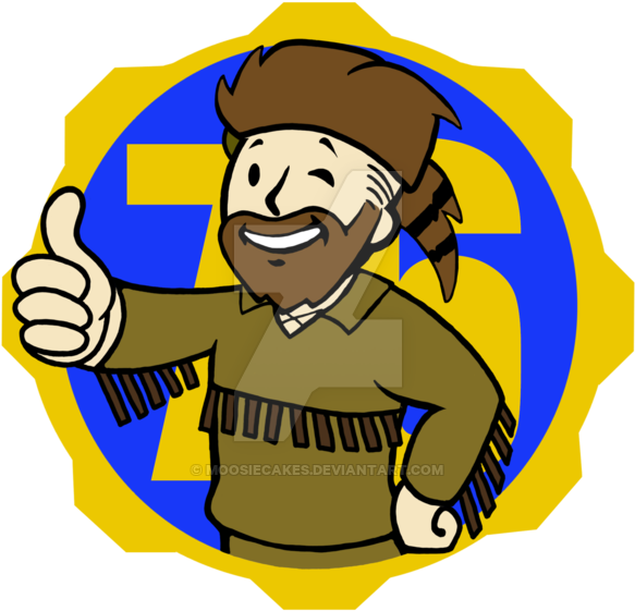 Vault Boy Png - Fallout 76 Vault Boy (600x600), Png Download