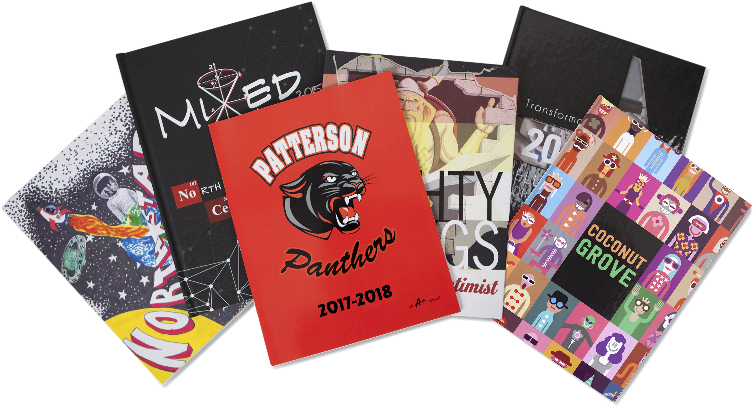 A Durable Coating Is Applied To All Full Color Yearbook - High School Yearbook Covers (2700x1496), Png Download