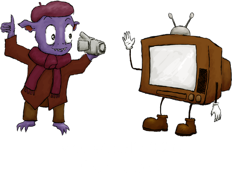 Mediagoblin 0 - 2 - 0 - Our Tubes Banner - Cartoon (800x598), Png Download