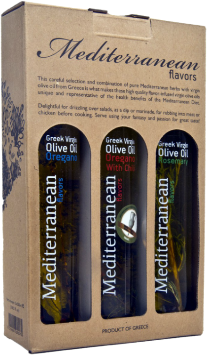 Mediterranean Flavors 3x250ml Gift Pack - Merry Christmas And Happy New (724x724), Png Download