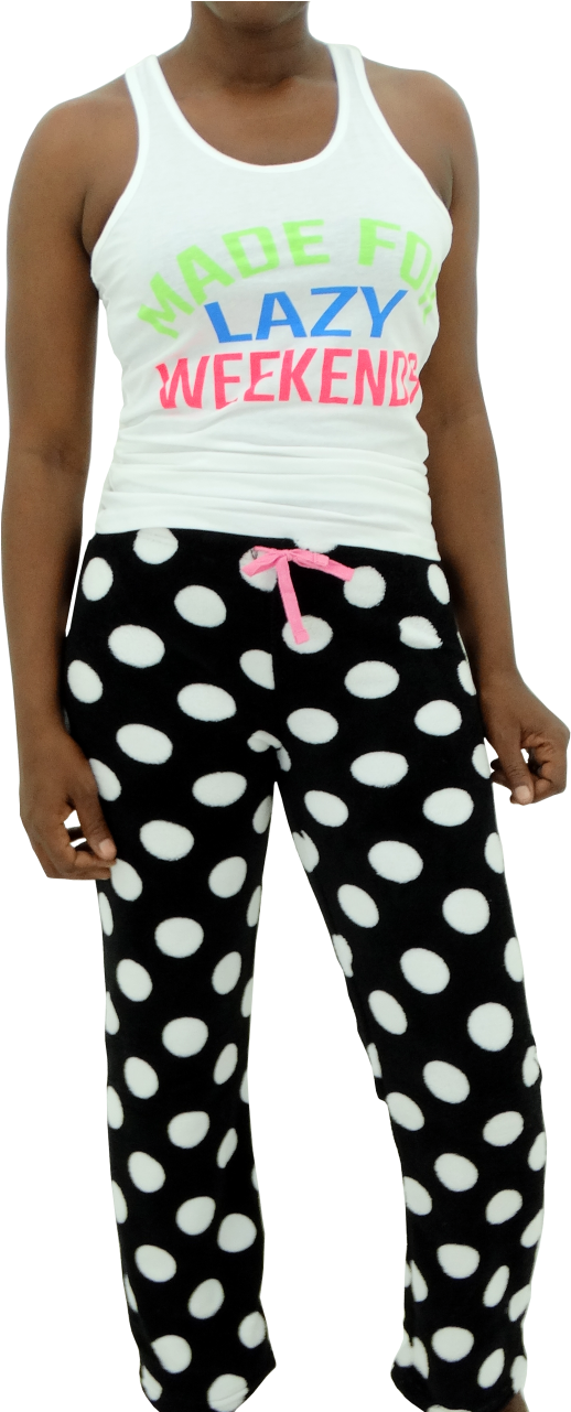 Ladies Sleepwear Pajama Set - Pajamas (960x1280), Png Download