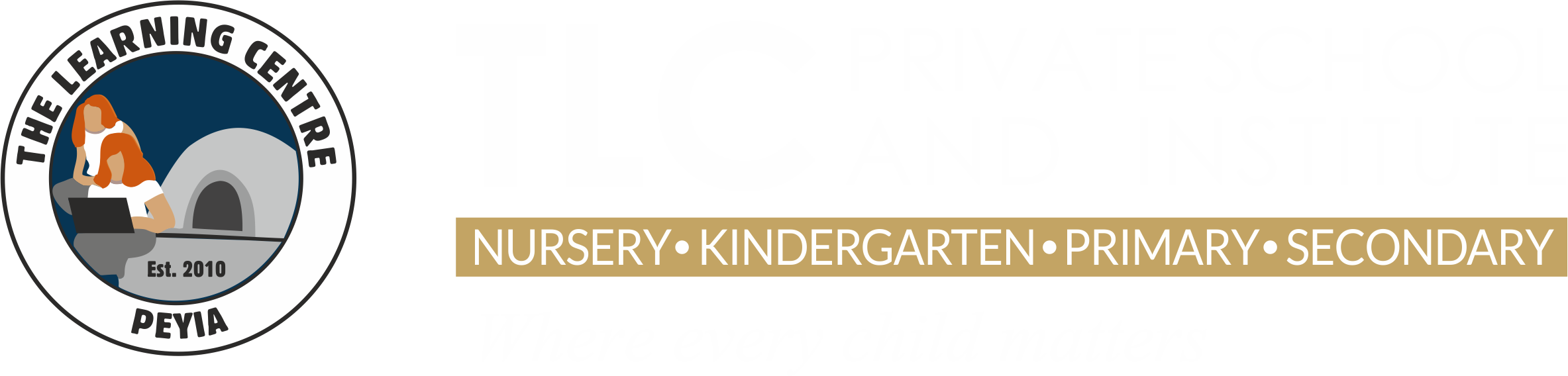 Tlc Private School - Beige (2367x568), Png Download