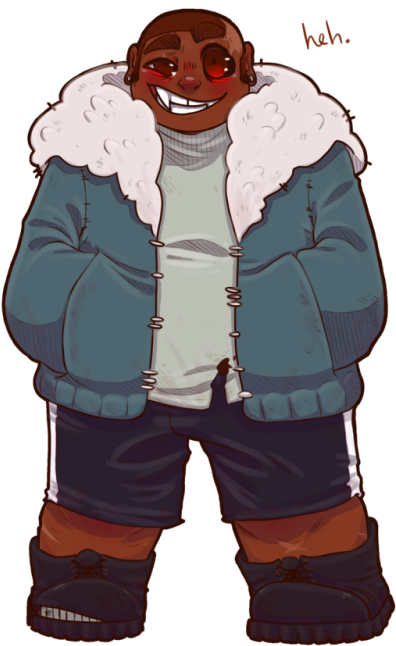 Big Ol' Soft Human Horrortale Sans For A Friend - Horrortale Sans House (500x667), Png Download