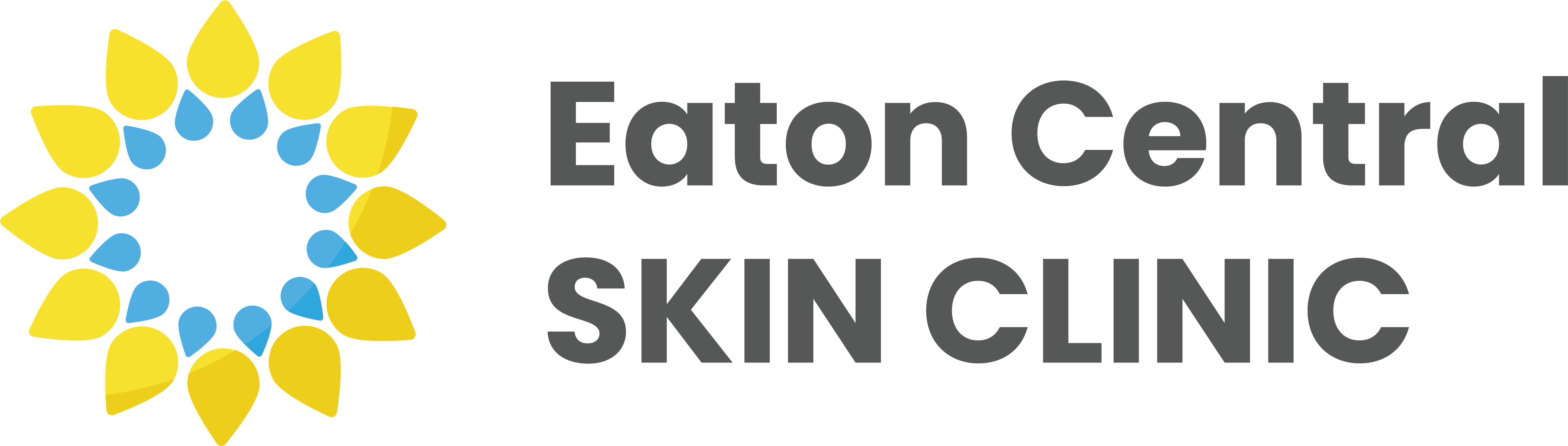 Eaton Central Skin Clinic Logo - Monochrome (9780x2127), Png Download