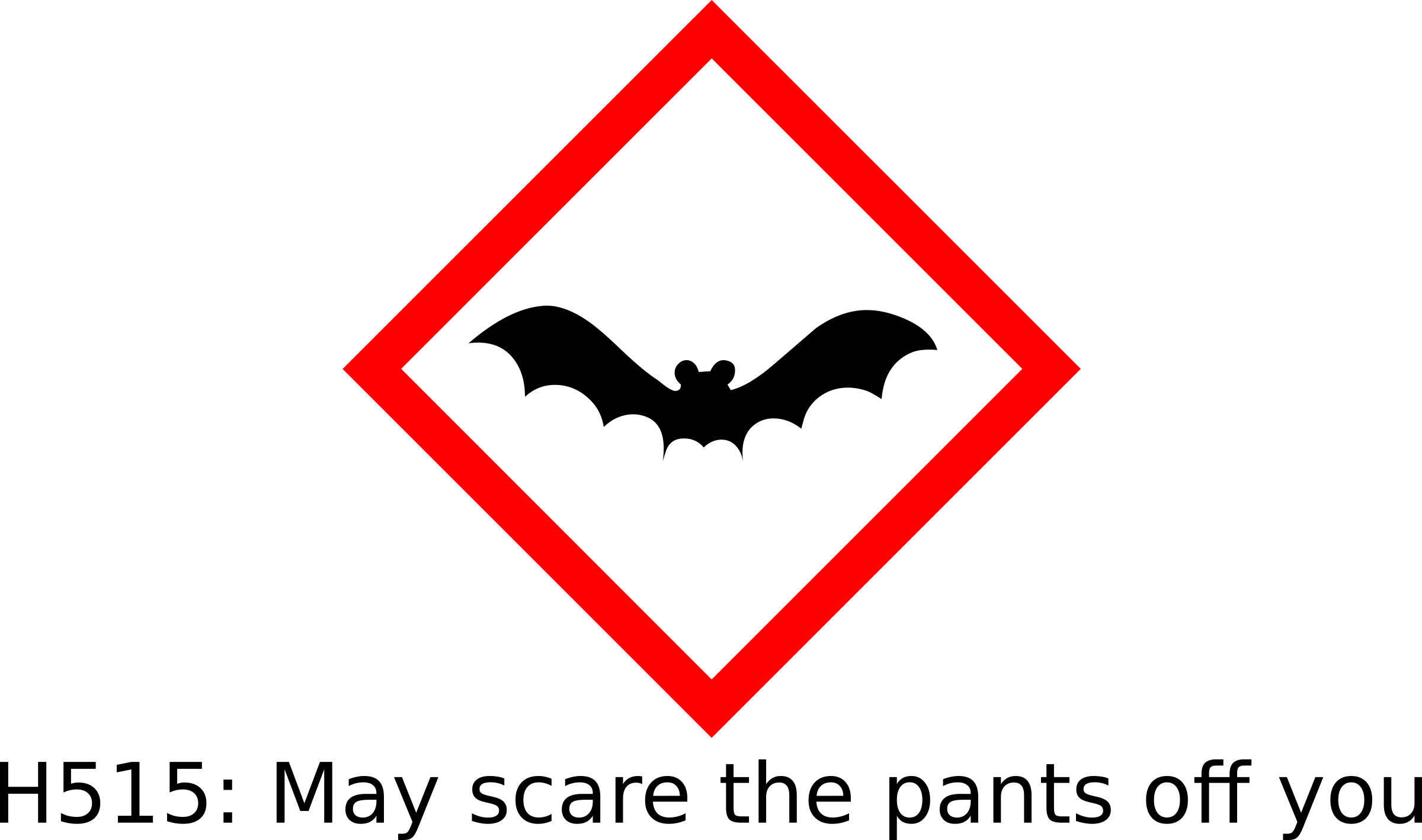 This Free Icons Png Design Of Bat Hazard (2400x1418), Png Download