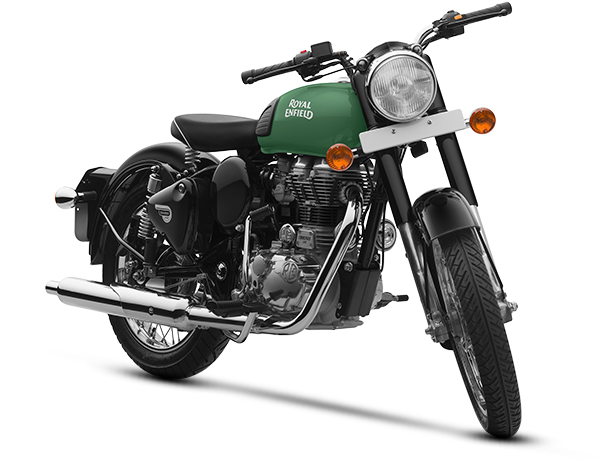 Redditch Green - Royal Enfield Re Classic 350 (830x600), Png Download